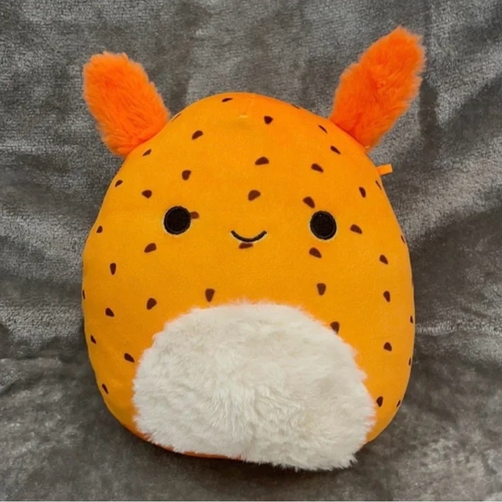 Squishmallow Tenzing The Orange Sea Bunny 8" Plush